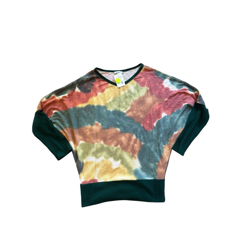 White Birch Multicolor Tie-Dye Knit Pullover Top – Size Medium – NWT - Picture 8 of 14
